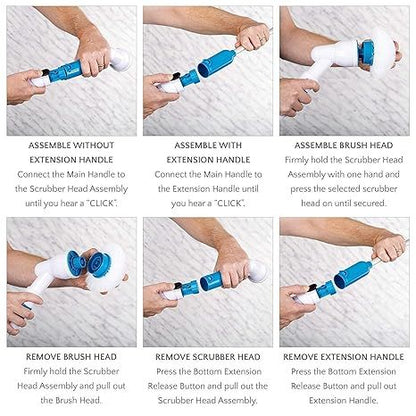 3-in-1 Electric Spin Scrubber™ – Cordless Rechargeable Cleaning Brush for Bathroom, Kitchen & Tiles Arbish Store