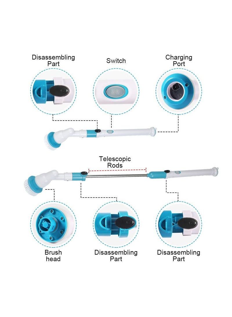 3-in-1 Electric Spin Scrubber™ – Cordless Rechargeable Cleaning Brush for Bathroom, Kitchen & Tiles Arbish Store