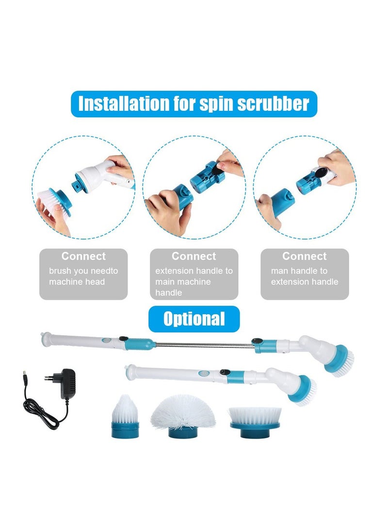 3-in-1 Electric Spin Scrubber™ – Cordless Rechargeable Cleaning Brush for Bathroom, Kitchen & Tiles Arbish Store