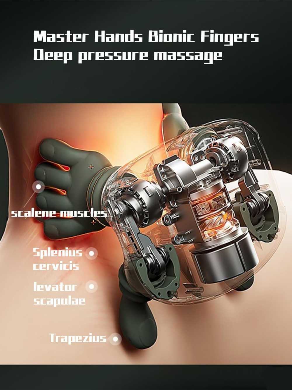 Neck and Back Massager for Pain Relief Deep Tissue Arbish Store