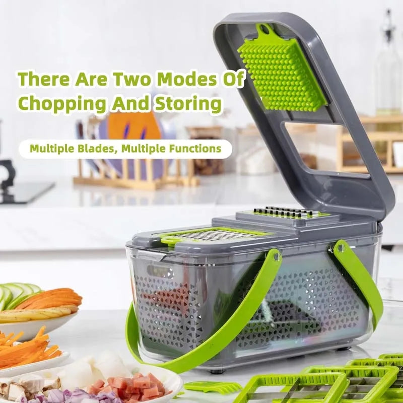 Vegetable Chopper, 22-in-1 Kitchen Arbish Store