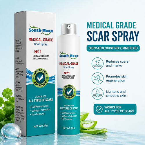 South Moon Medical Grade Scar Spray – Silicone Scar Care Spray for Old & New Scars | 20g