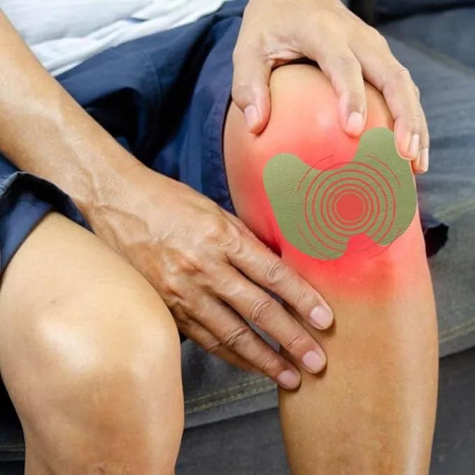 Natural Herbal Knee Pain Relief Patch – Self Heating Knee Support Stickers for Joint Pain, Arthritis & Muscle Relief | 12 Patches Arbish Store