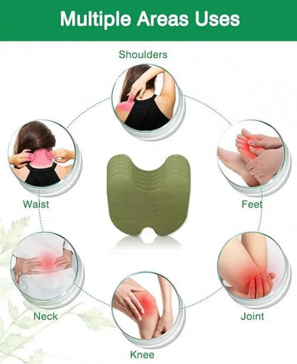 Natural Herbal Knee Pain Relief Patch – Self Heating Knee Support Stickers for Joint Pain, Arthritis & Muscle Relief | 12 Patches Arbish Store