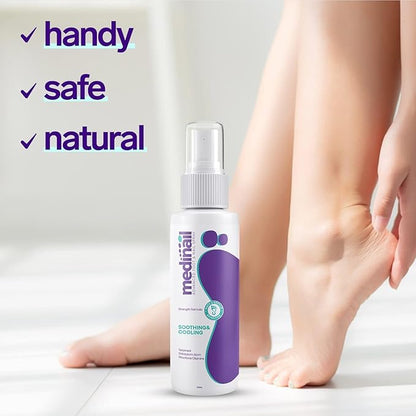 MediNail Advanced Foot & Nail Care Spray – Natural Cooling Formula for Healthy Feet & Toenails | 100ml Arbish Store